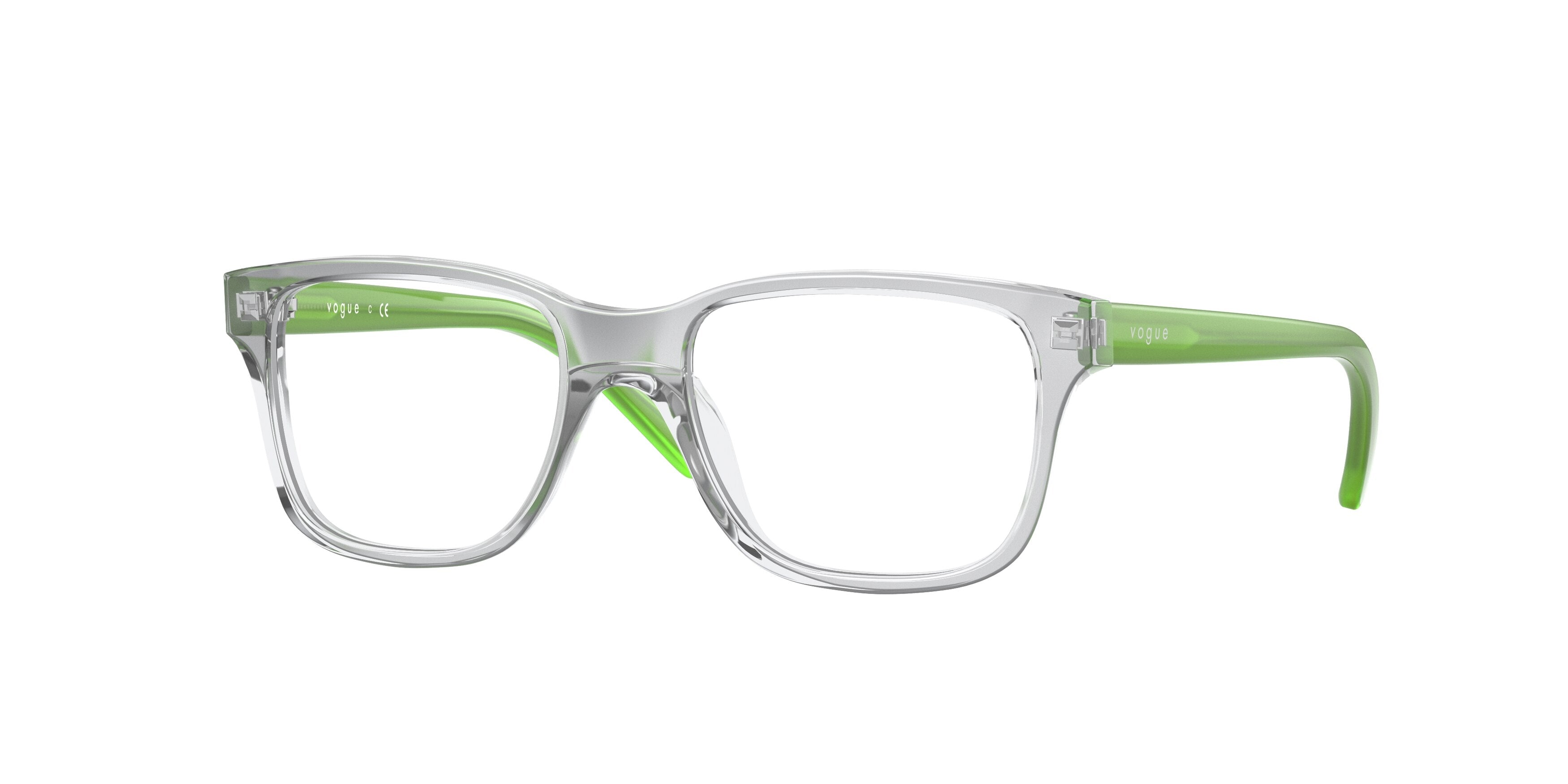 VOGUE JUNIOR OPHTHAL VY2006 Pillow Eyeglasses  2820-Grey Transparent 46-125-16 - Color Map Grey