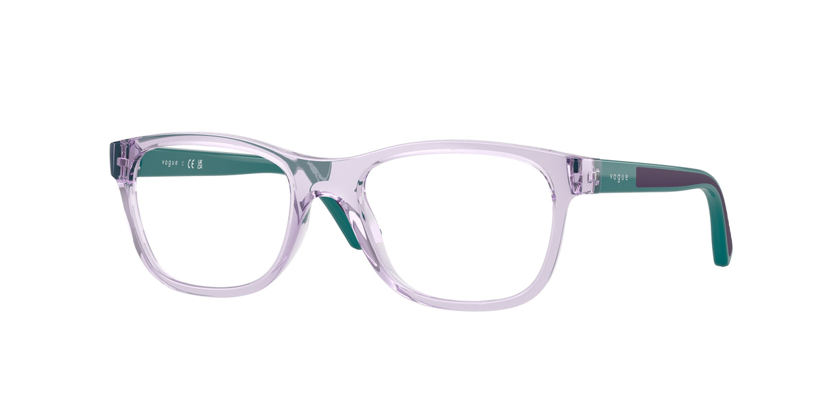 VOGUE JUNIOR OPHTHAL VY2042 Pillow Eyeglasses  2745-Transparent Violet 48-125-17 - Color Map Violet