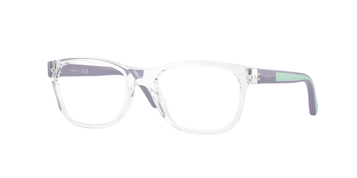 VOGUE JUNIOR OPHTHAL VY2042 Pillow Eyeglasses  W745-Transparent 48-125-17 - Color Map Transparent