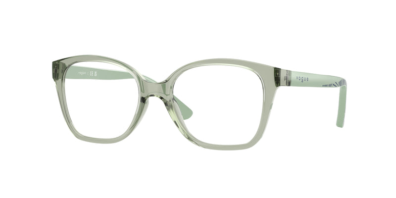 VOGUE JUNIOR OPHTHAL VY2045 Butterfly Eyeglasses  3022-Transparent Green 48-130-16 - Color Map Green