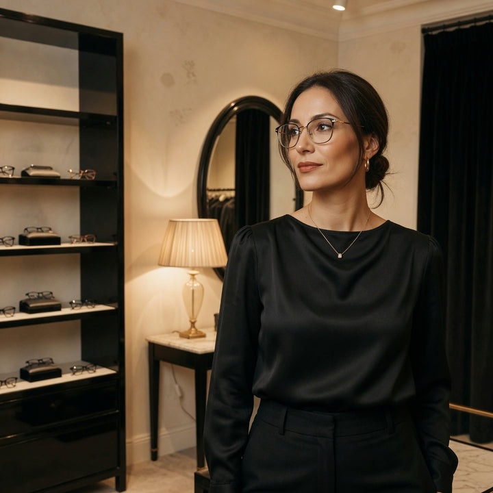 Designer eyeglasses