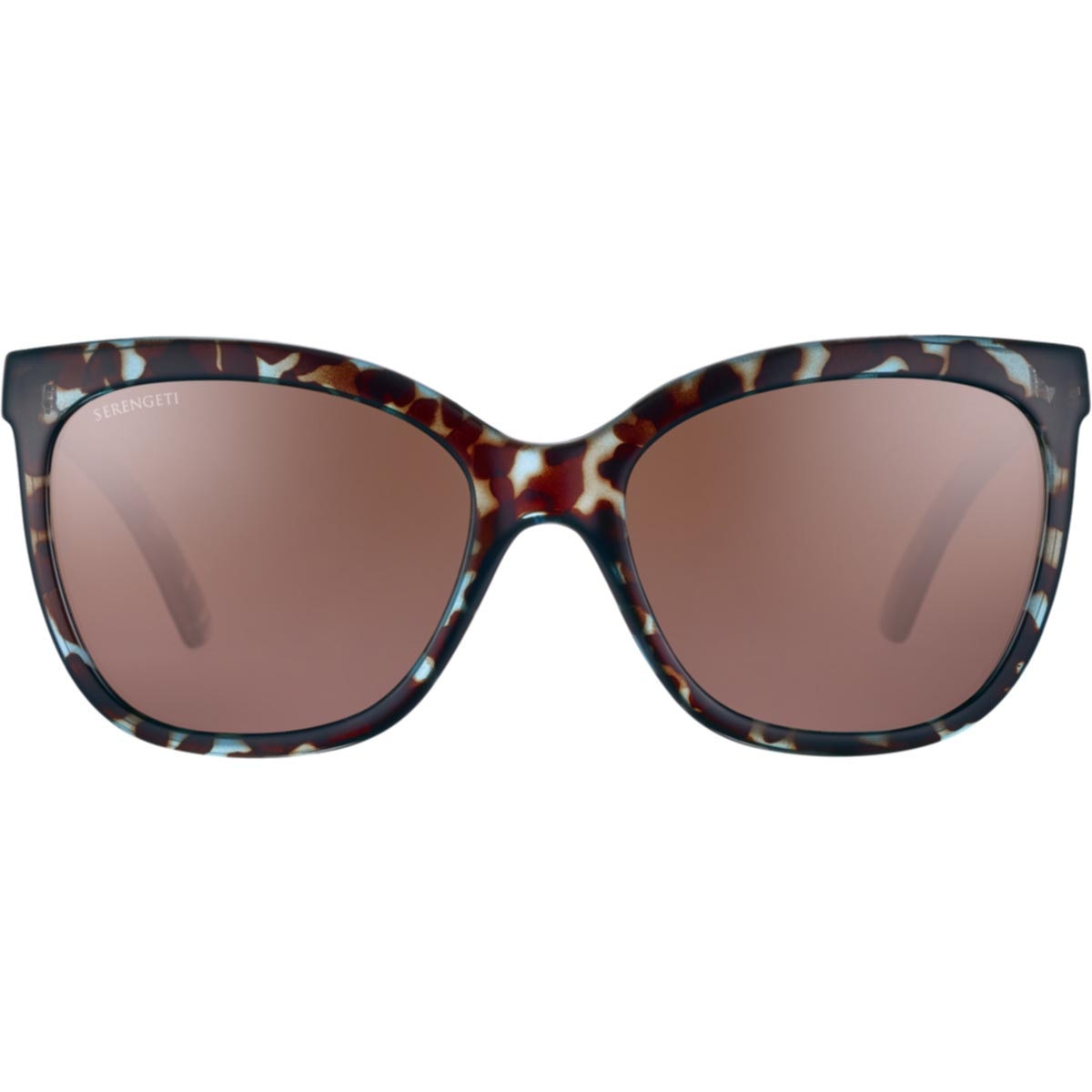 Serengeti Agata Sunglasses  Shiny Blue Tortoise Medium, Large