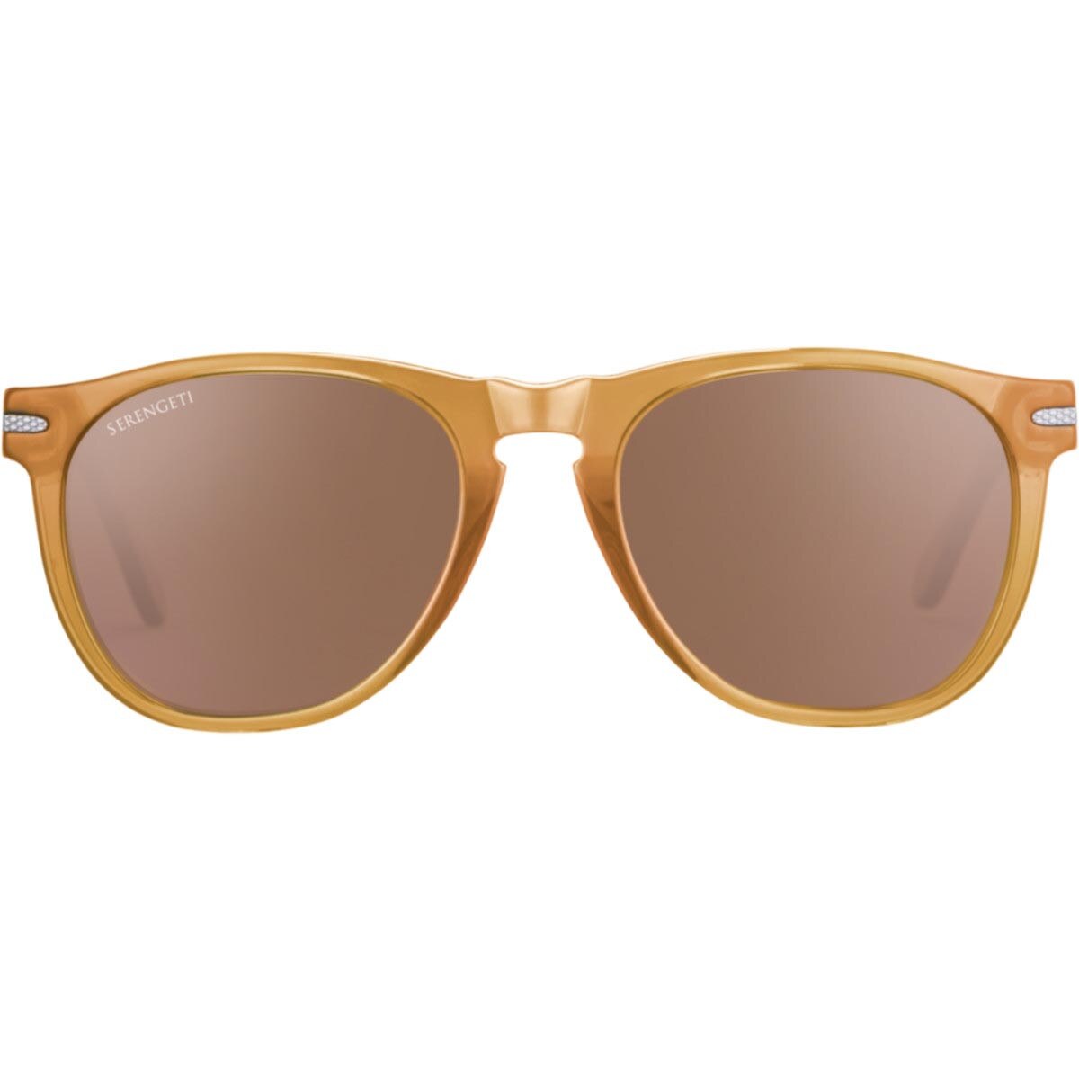 Serengeti Amboy Sunglasses  Honey Shiny Medium-Large