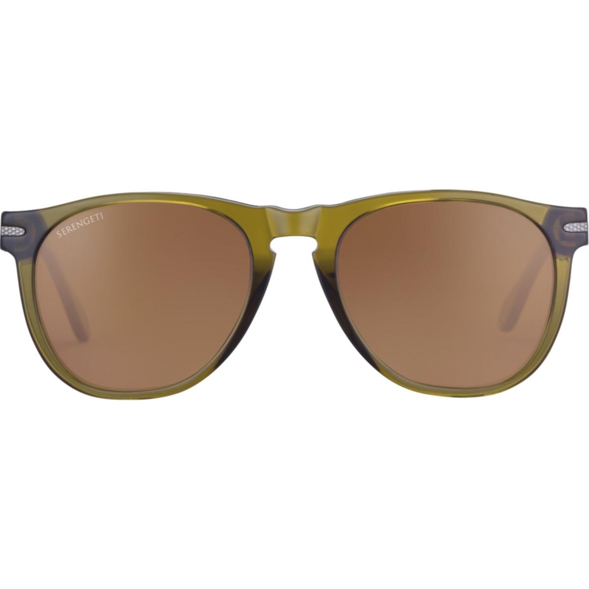 Serengeti Amboy Sunglasses  Olive Translucide Medium-Large