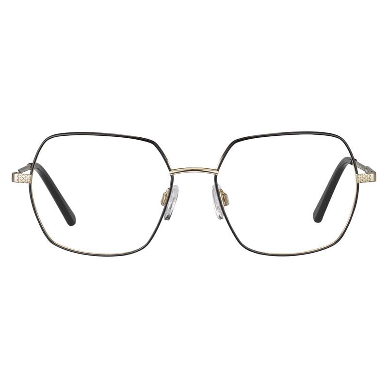 Serengeti Annie Optic Eyeglasses  Shiny Light Gold - Black Front Large