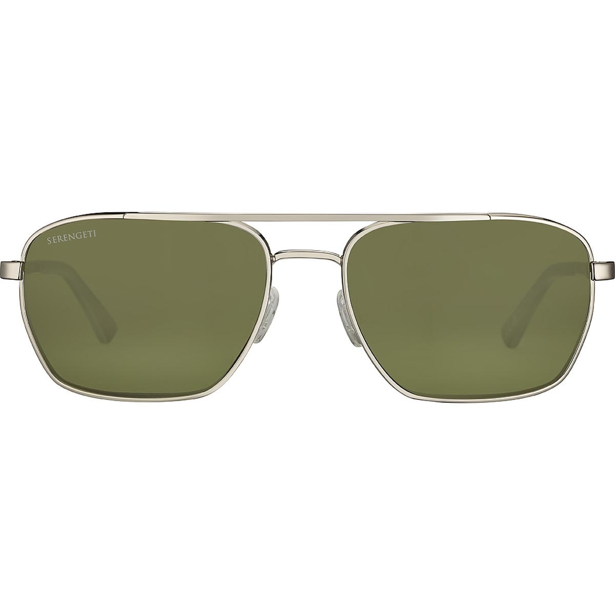 Serengeti Ansel Sunglasses  Shiny Silver Medium, Large