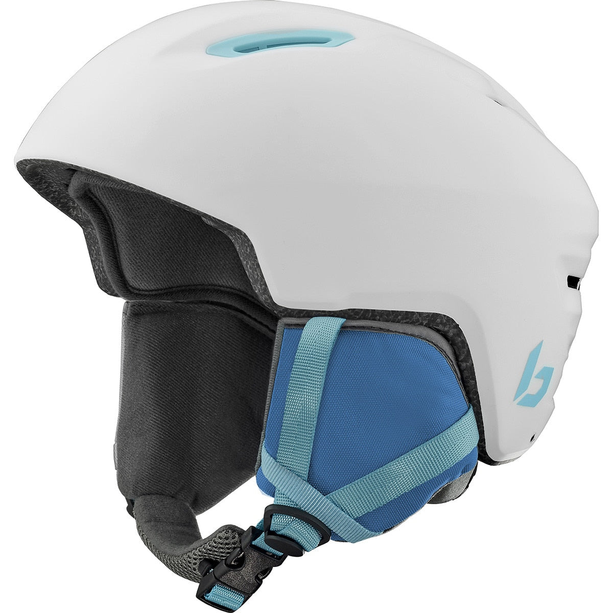 Bolle Atmos Youth Ski Helmets  White Blue Matte Small S 52-55