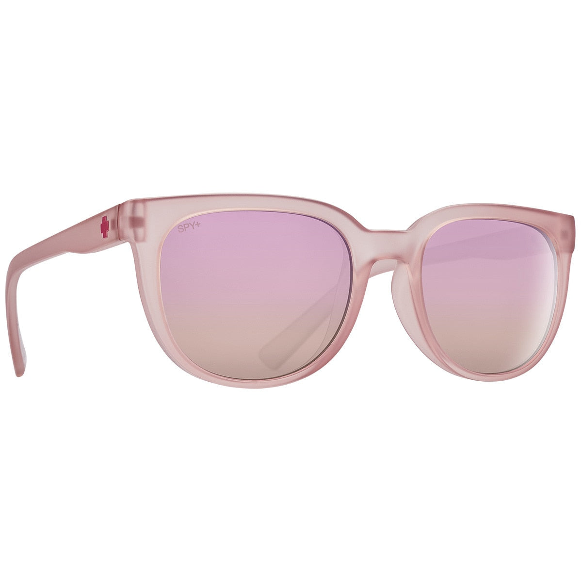 Spy Bewilder Sunglasses  Matte Translucent Rose 54-20-148
