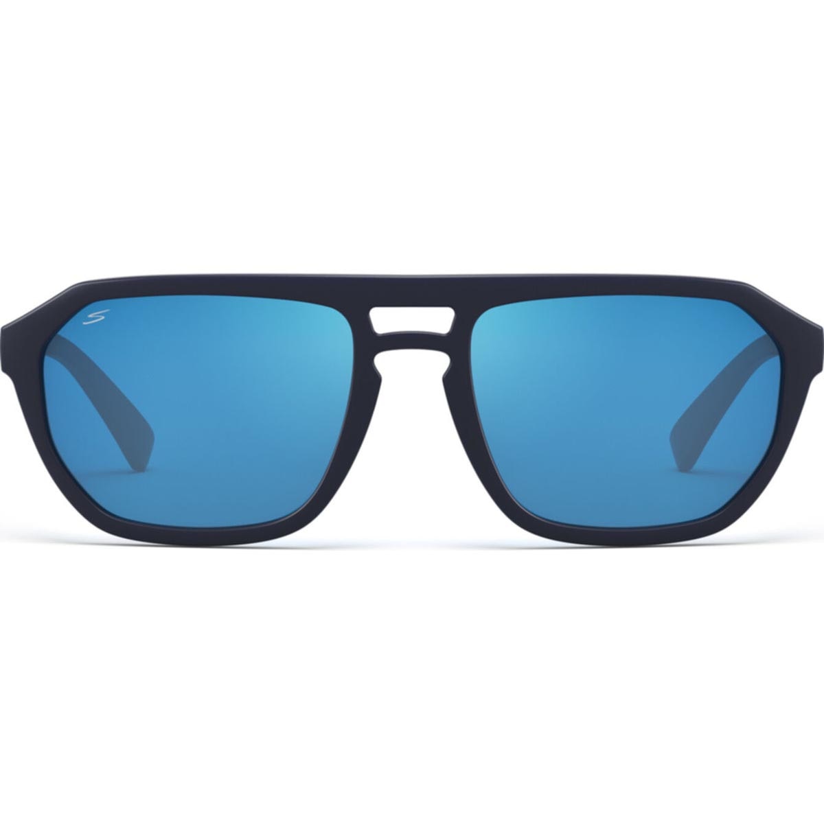 Serengeti Bellemon Sunglasses  Rubberised Dark Blue Medium