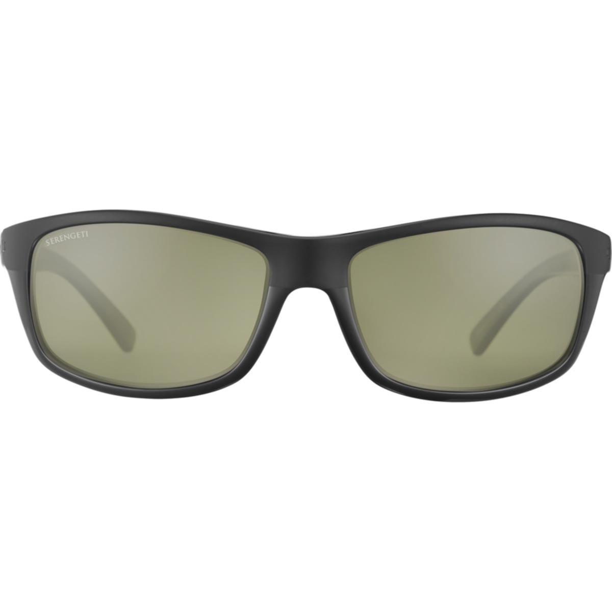 Serengeti Bormio Sunglasses  Black Matte Shiny Medium, Large