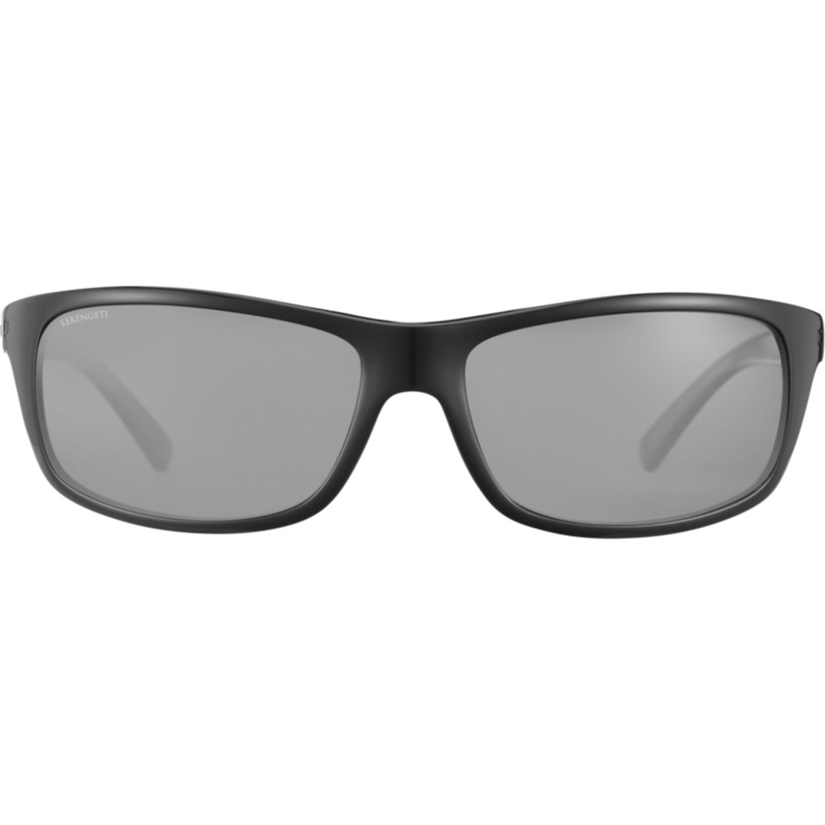 Serengeti Bormio Sunglasses  Black Shiny Medium, Large