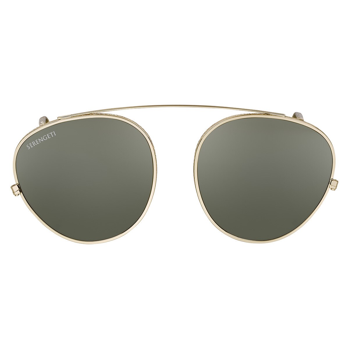 Serengeti CLIP ON DANIEL Eyeglasses  Shiny Light Gold One size