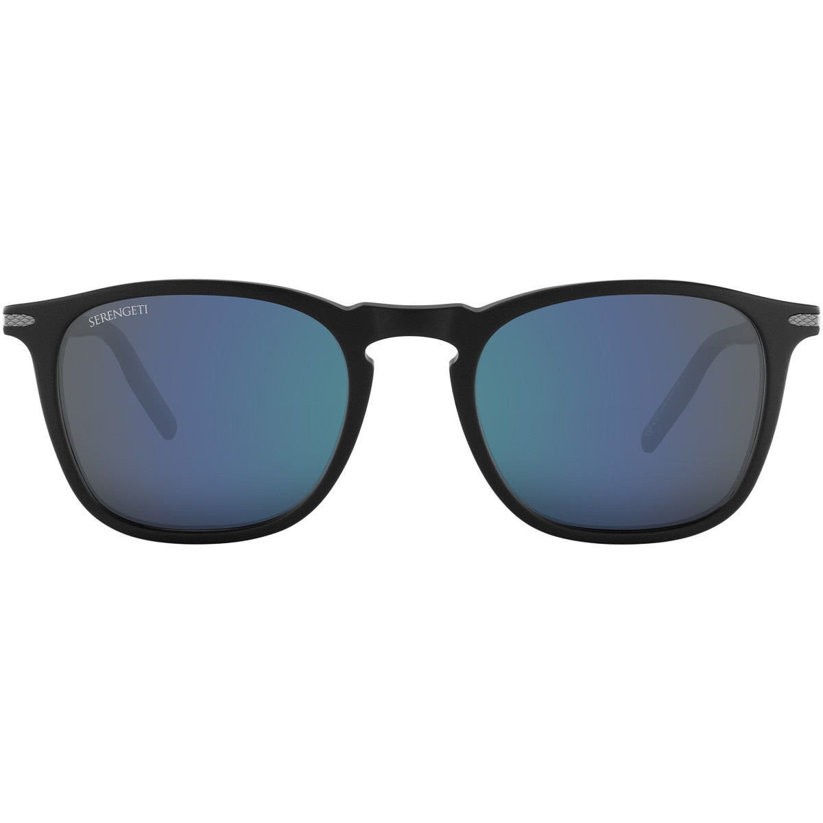 Serengeti Delio Sunglasses  Matte Black Medium, Large