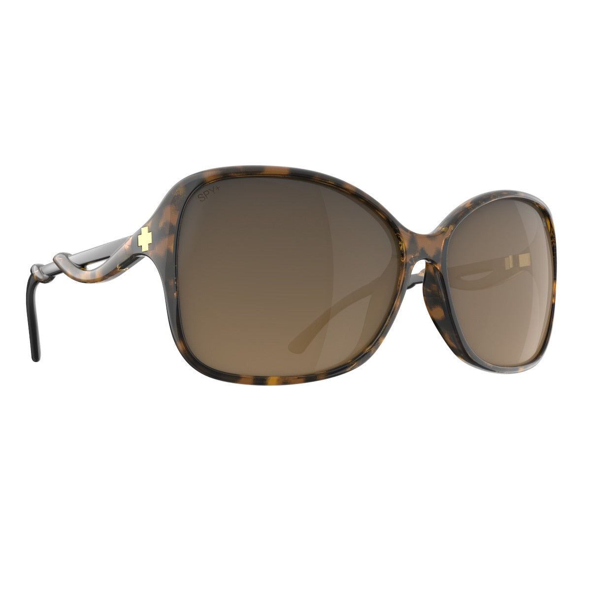 Spy Fiona Sunglasses  Honey Tort Black Small-Medium
