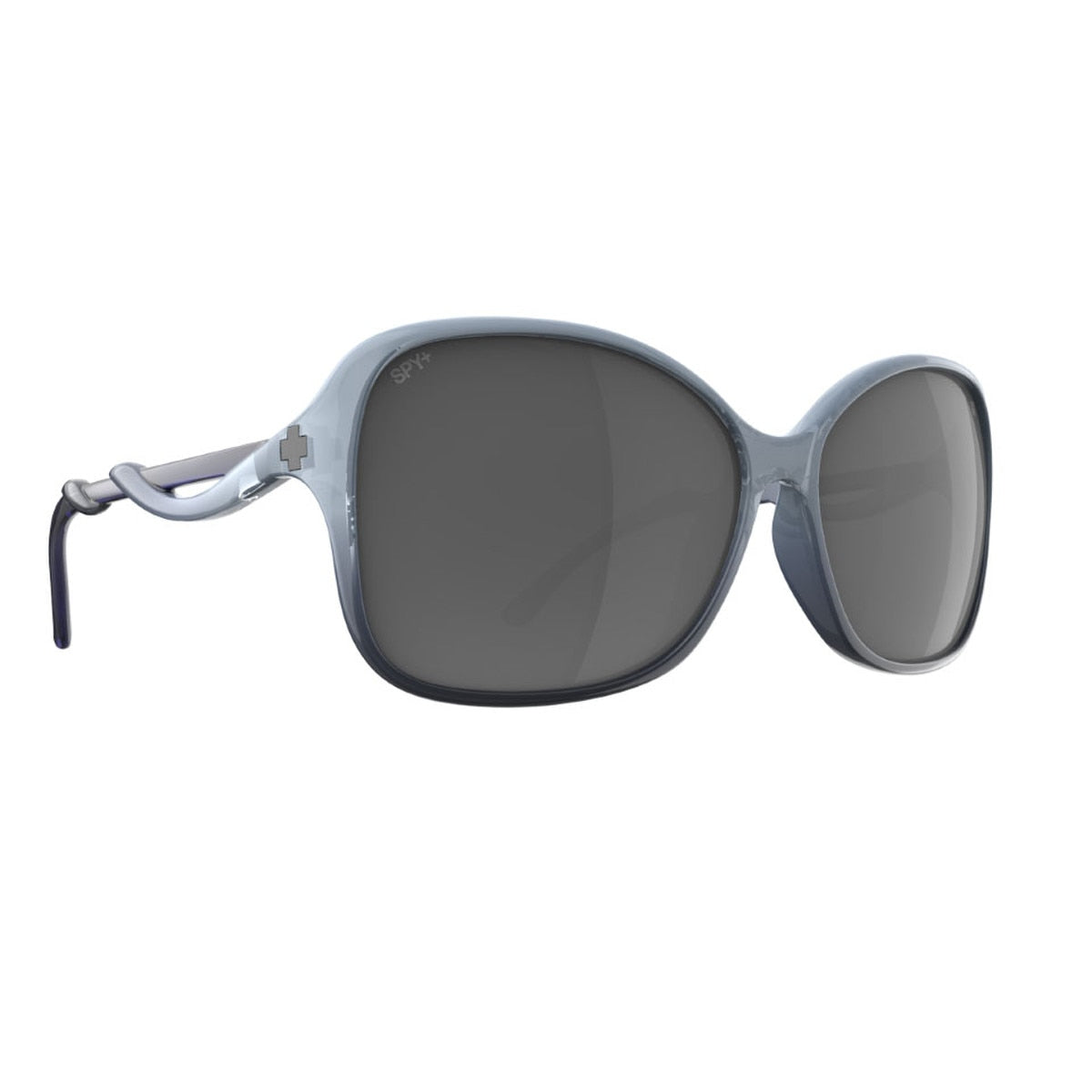 Spy Fiona Sunglasses  Trans Stone Blue Gray Fade Small-Medium