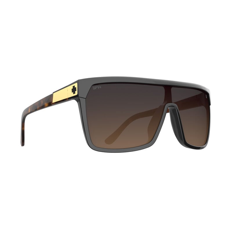 Spy Flynn Sunglasses  Black/honey Tort Medium-Large