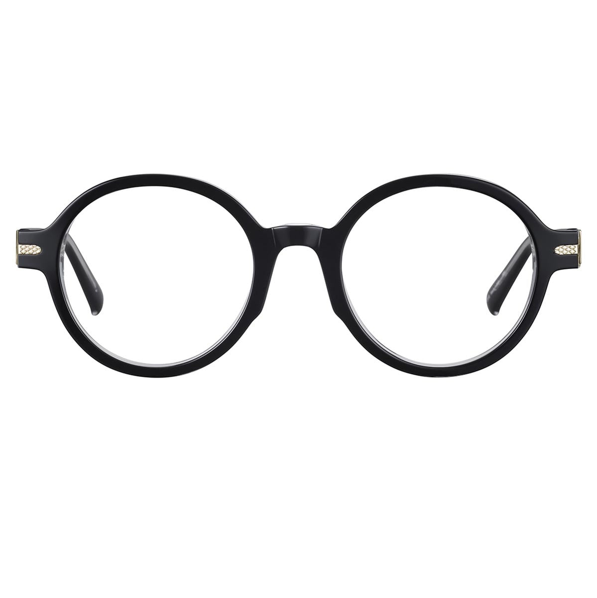 Serengeti Gervais Optic Eyeglasses  Shiny Black Transparent Layer Medium