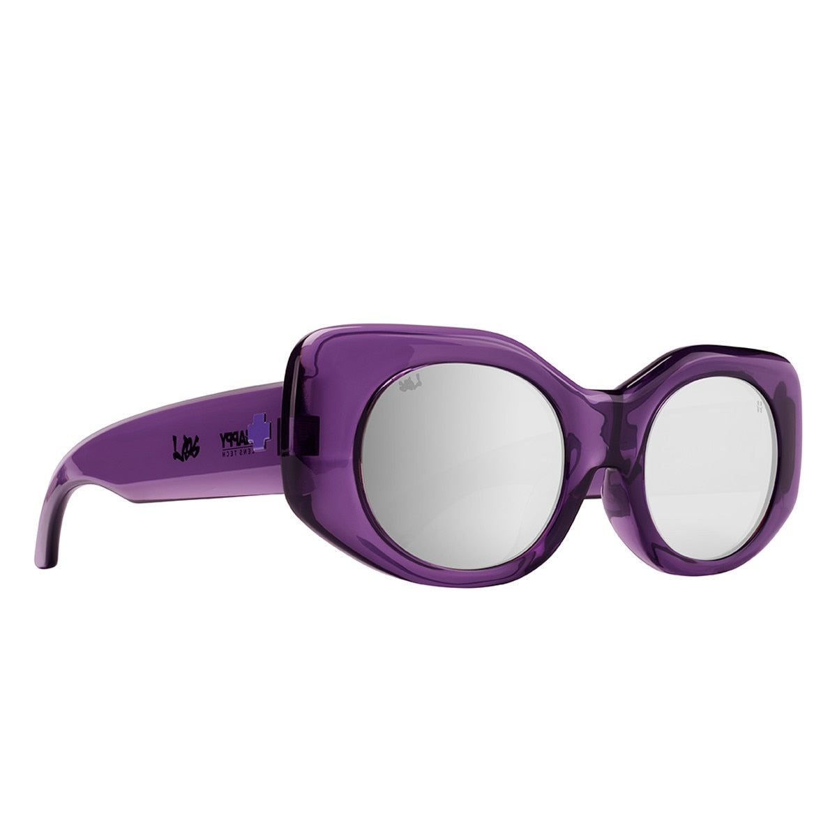 Spy HANGOUT Sunglasses  Translucent Purple 53-22-145