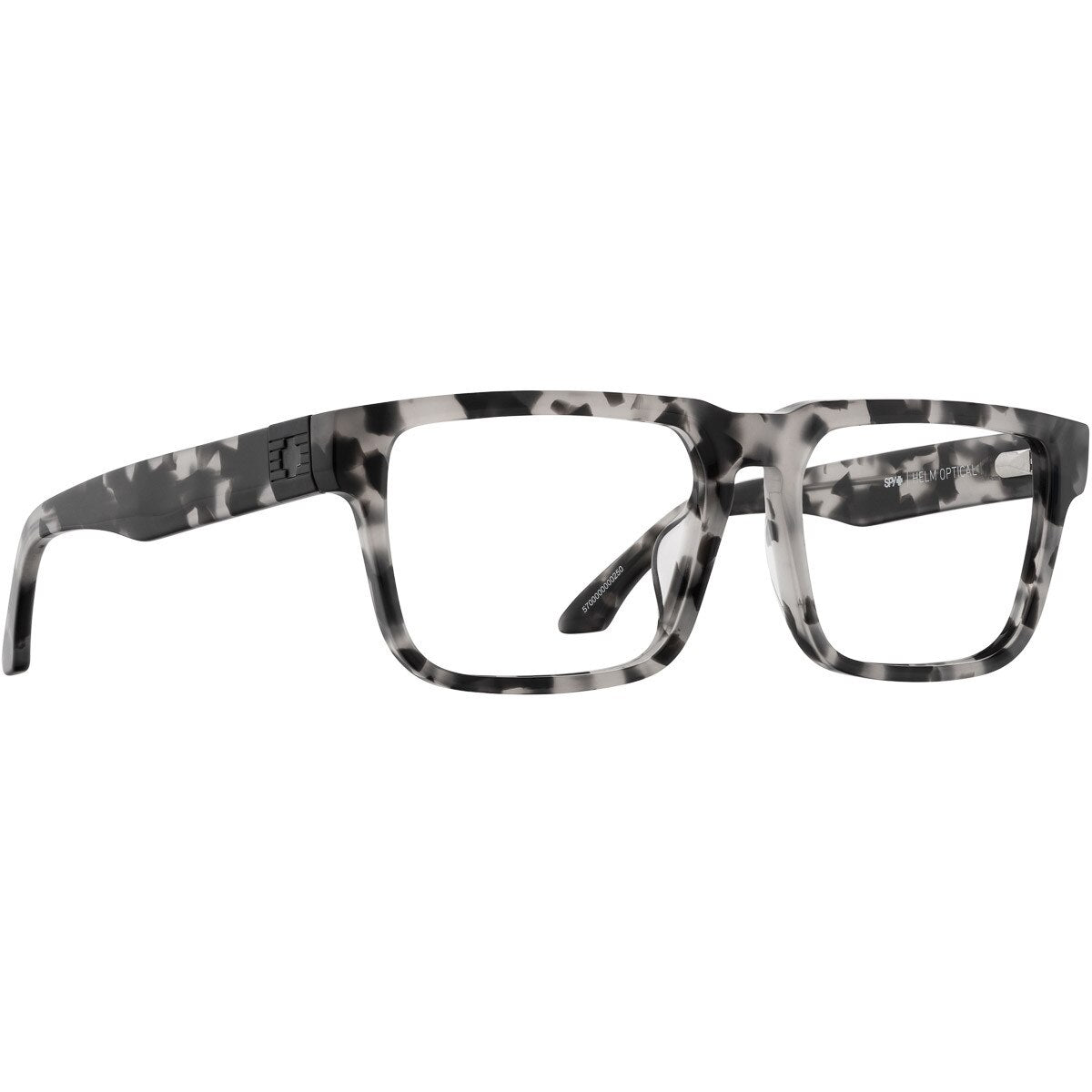 Spy HELM OPTICAL 56 Eyeglasses  Black/gray Tort Medium