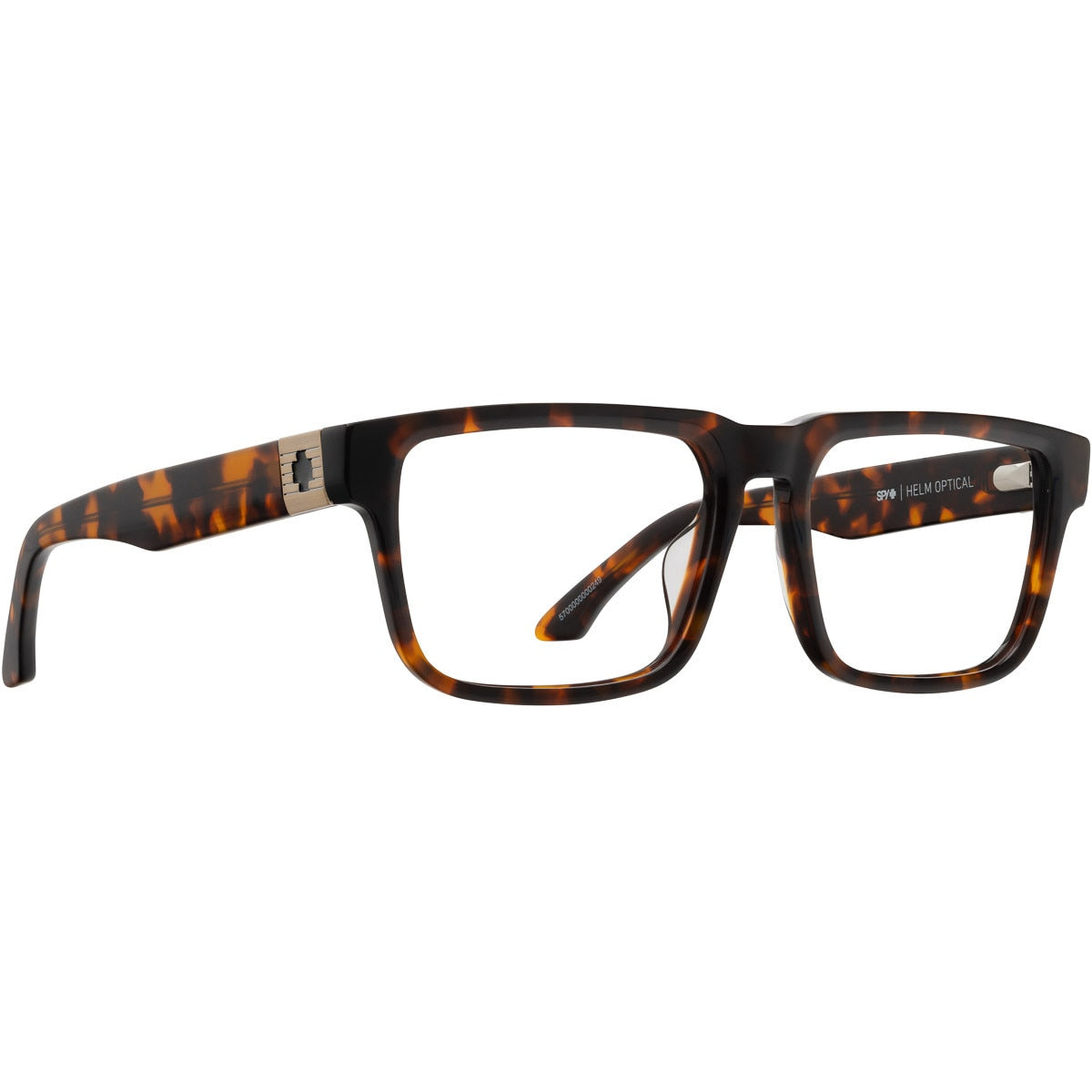 Spy HELM OPTICAL 56 Eyeglasses  Dark Tort Medium