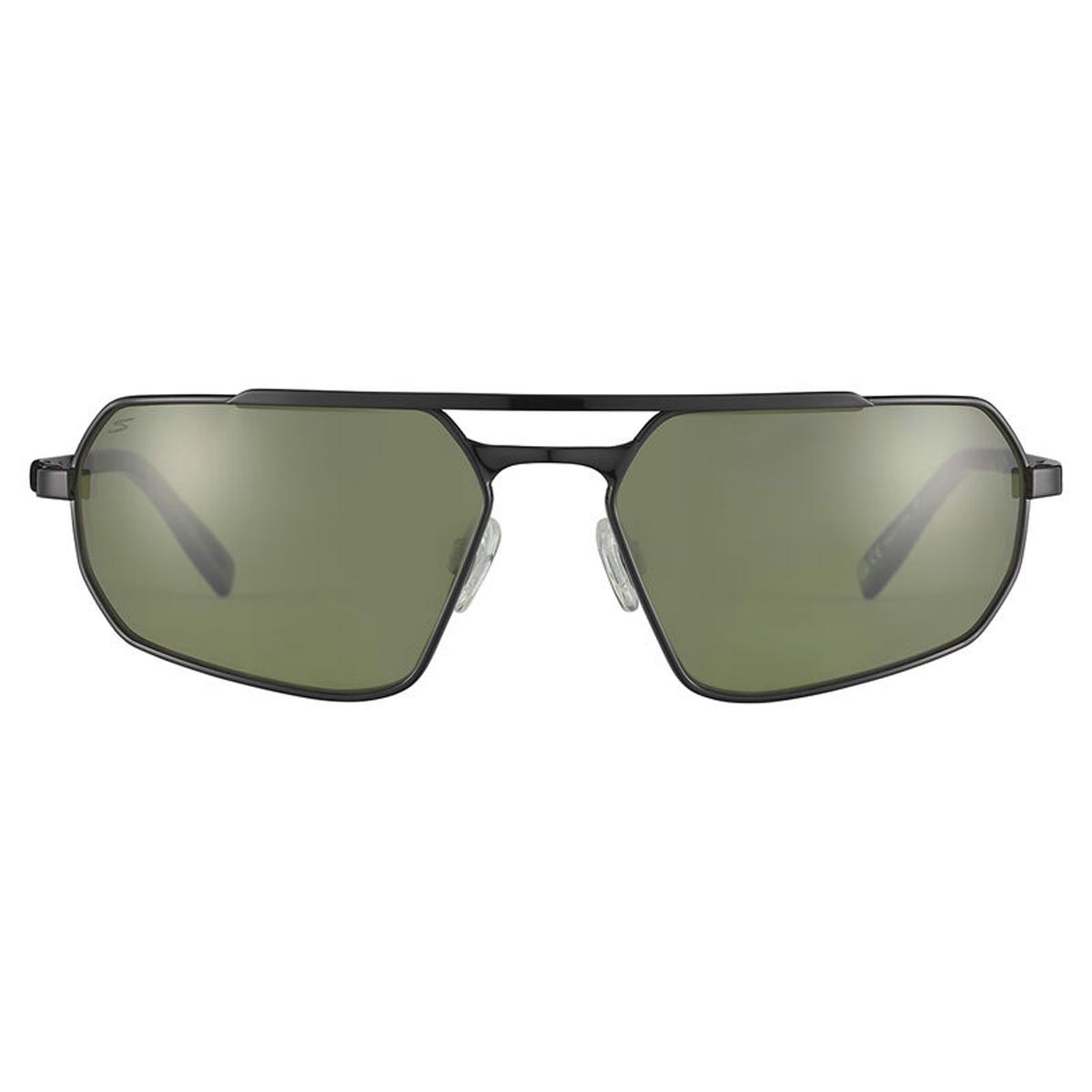 Serengeti Hinkley Sunglasses  Shiny Black Transparent Layer Medium-Large, Large