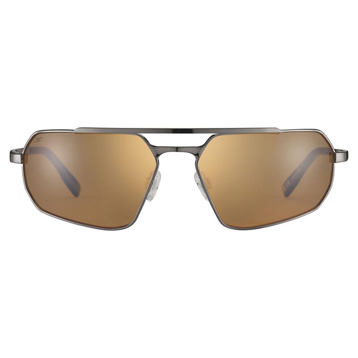Serengeti Hinkley Sunglasses  Shiny Gunmetal Medium-Large, Large