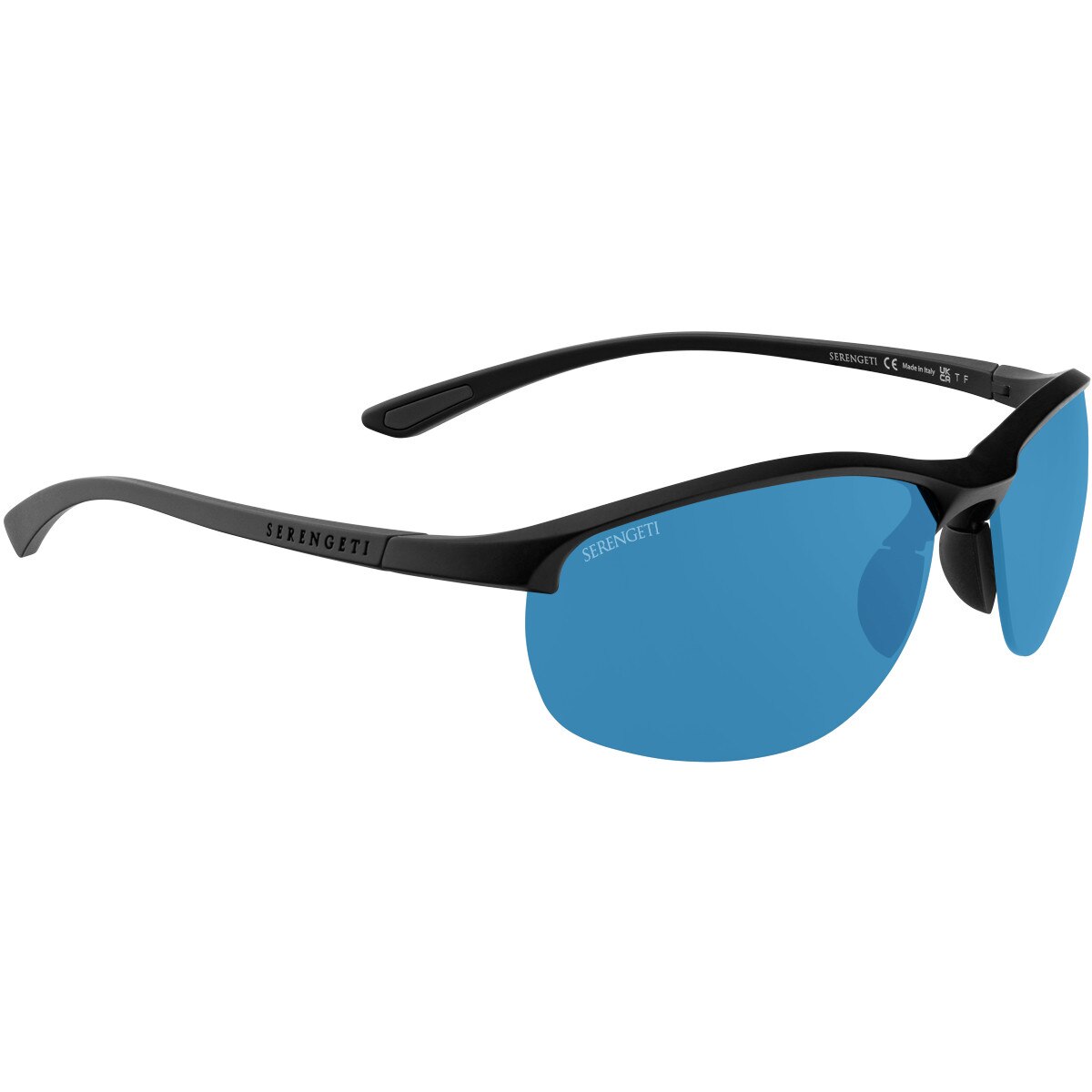 Serengeti James Sunglasses  Black Large