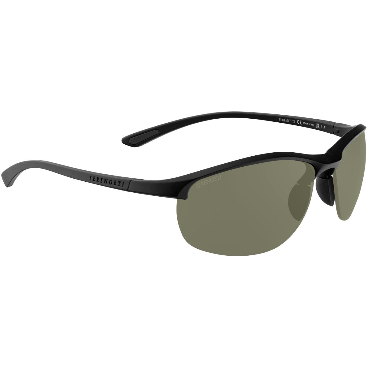 Serengeti James Sunglasses  Matte Black Large