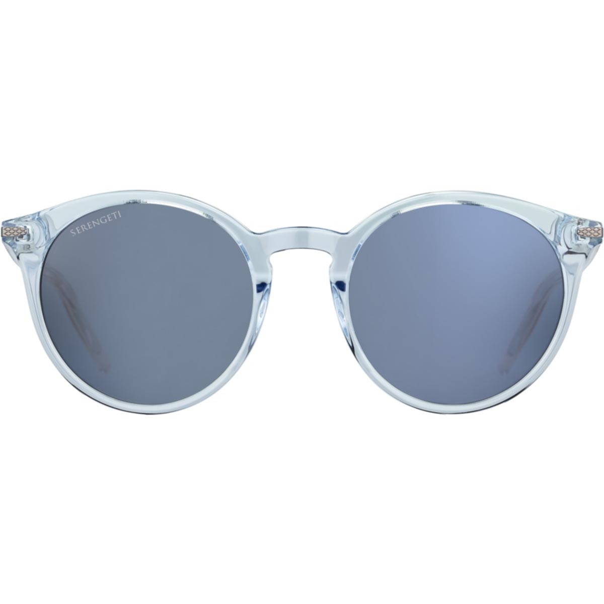 Serengeti Leonora Sunglasses  Shiny Crystal Blue Medium