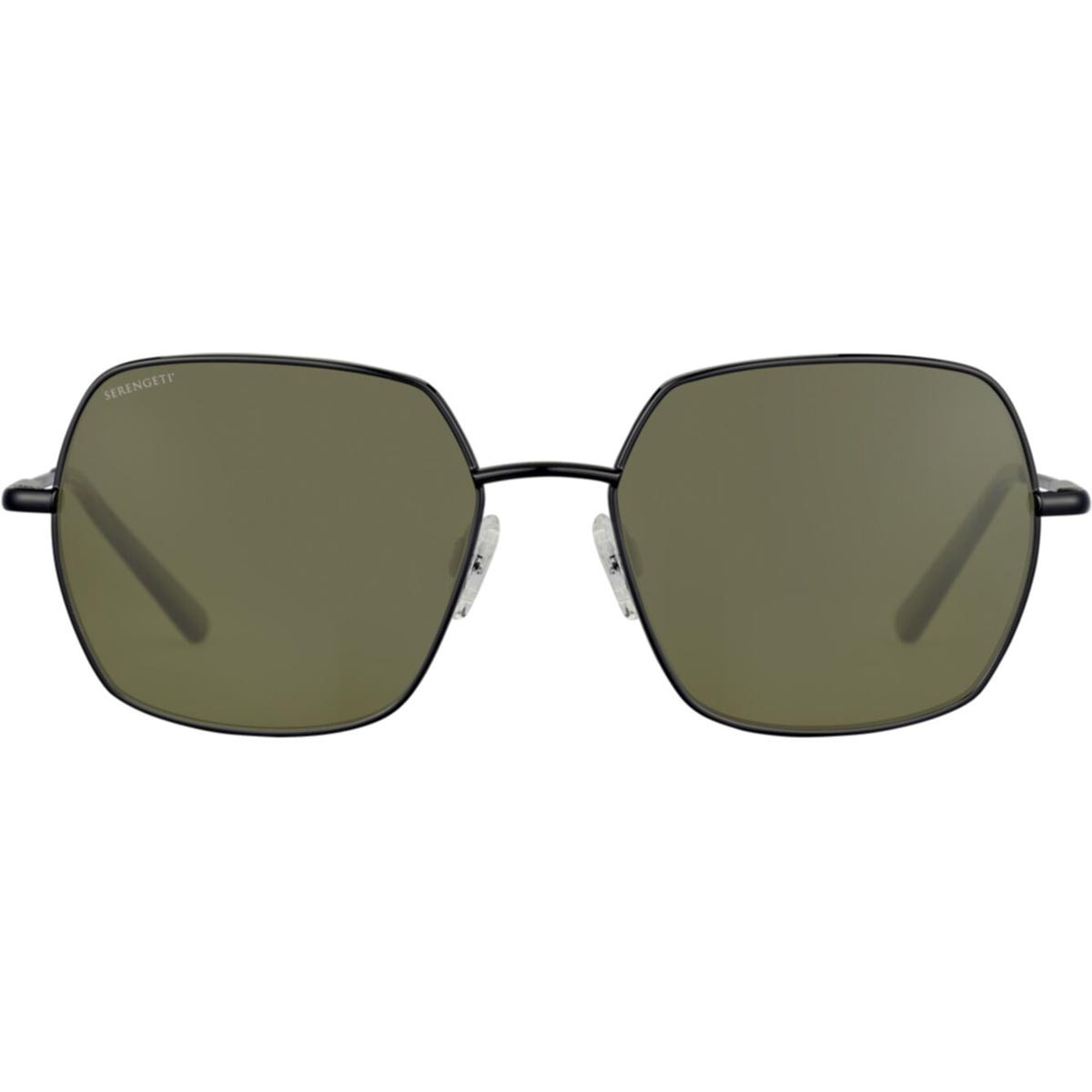 Serengeti Loy Sunglasses  Shiny Black Medium, Large
