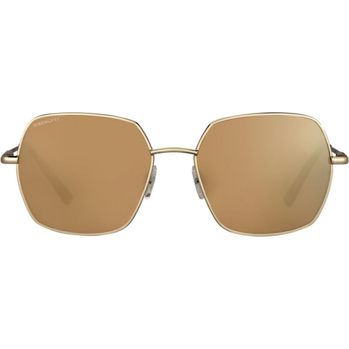 Serengeti Loy Sunglasses  Shiny Light Gold Medium, Large