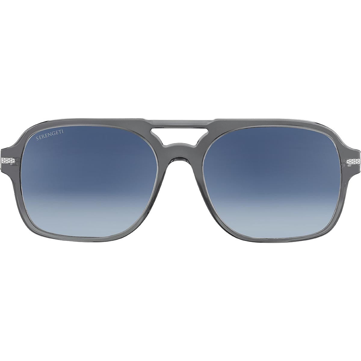 Serengeti Marco Sunglasses  Shiny Crystal Stormy Grey Medium, Large