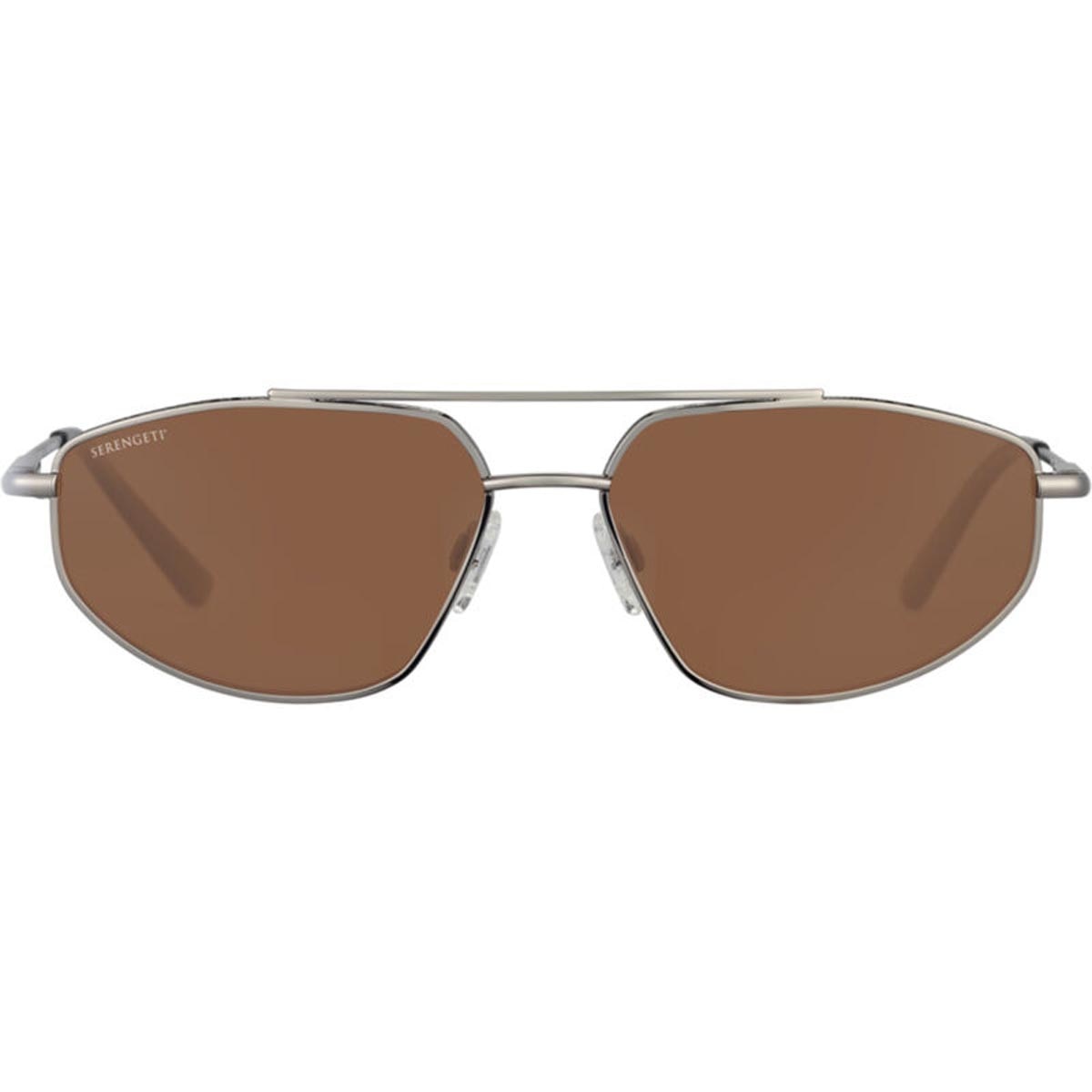 Serengeti Marlon Sunglasses  Shiny Dark Gunmetal Medium