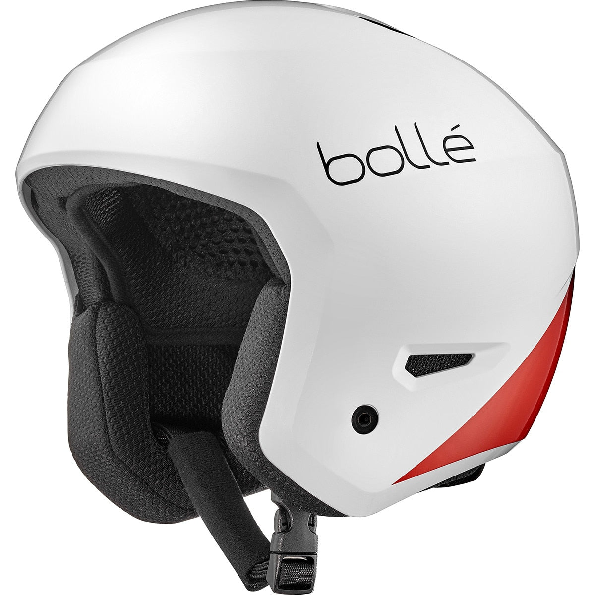 Bolle Medalist Youth Snow Helmet  White Black Red Shiny Small-Medium S-M 53-56