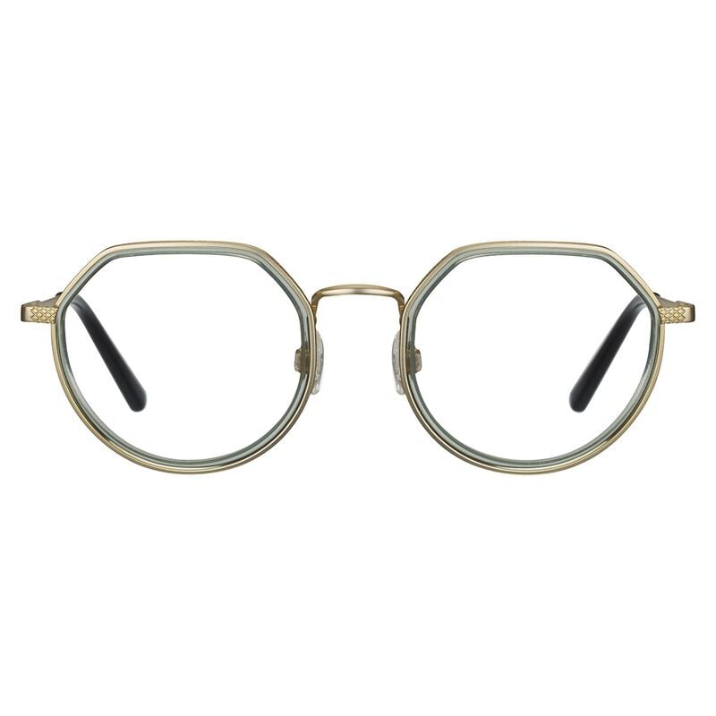 Serengeti Nathanel Optic Eyeglasses  Matte Light Gold - Olive Green Medium