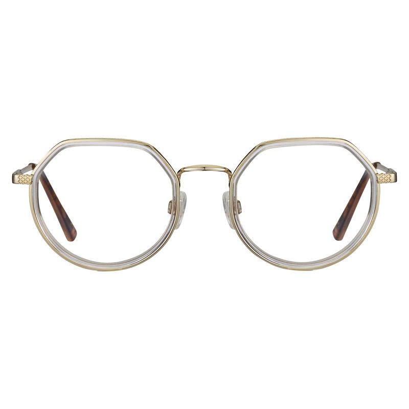 Serengeti Nathanel Optic Eyeglasses  Shiny Light Gold - Crystal Medium