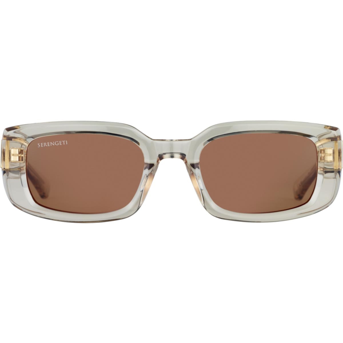 Serengeti Nicholson Sunglasses  Shiny Crystal Taupe Grey Small, Medium