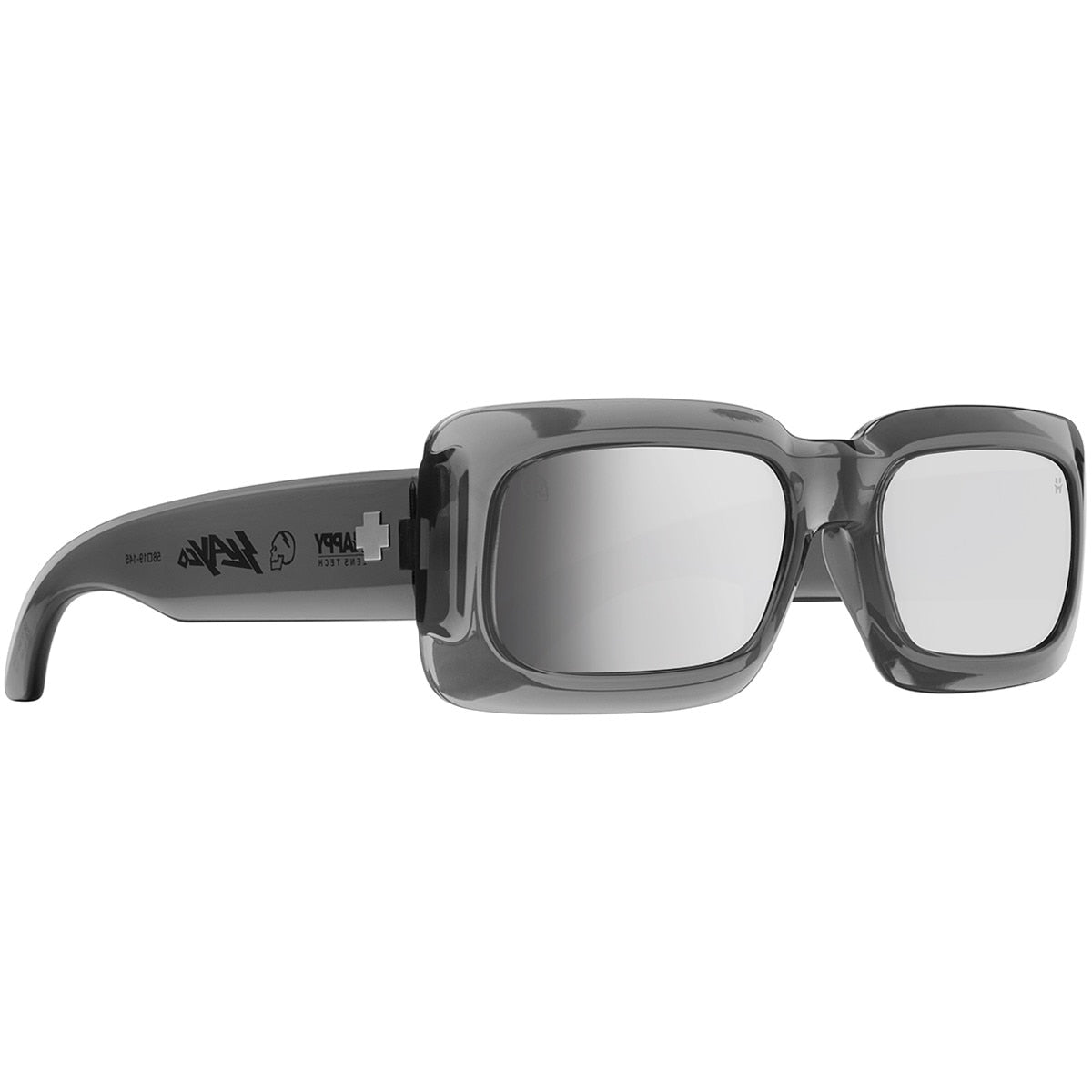 Spy Ninety Six Sunglasses  Clear Smoke Medium-Large
