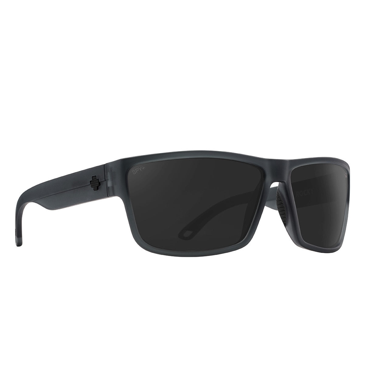 Spy ROCKY Sunglasses  Matte Translucent Gunmetal Medium-Large