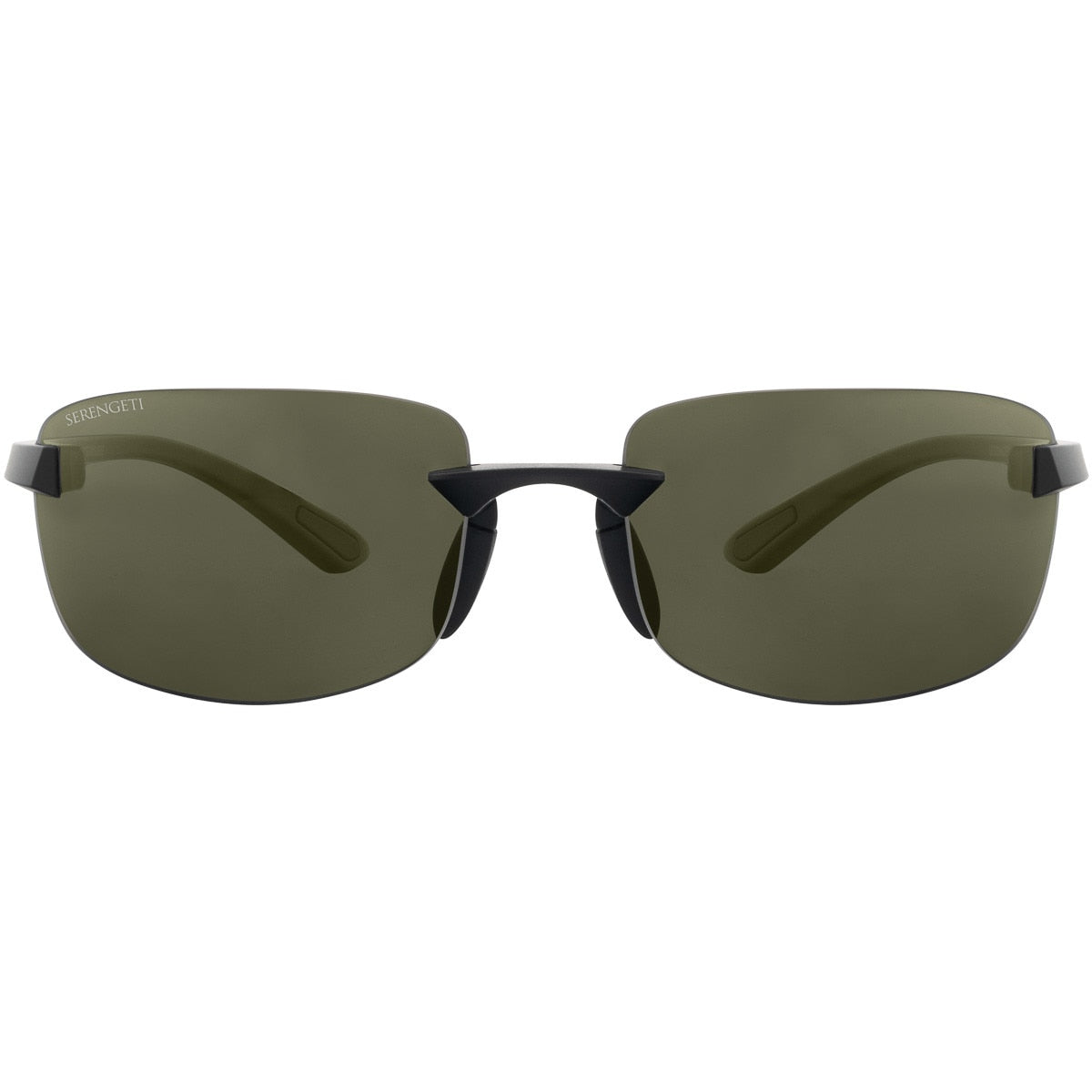 Serengeti Rick Sunglasses  Black Matte Medium, Medium-Large