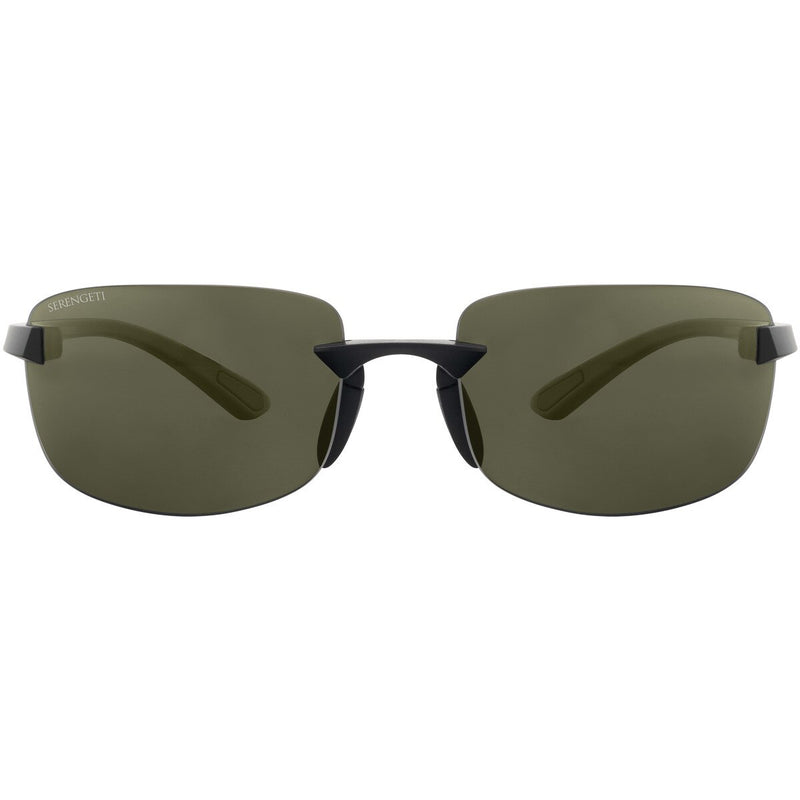 Serengeti Rick Sunglasses  Black Matte Medium, Medium-Large