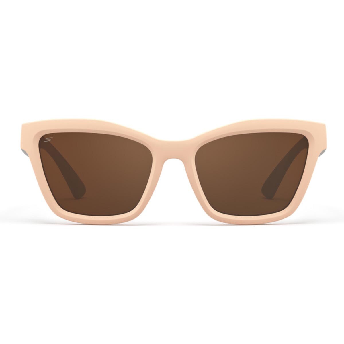 Serengeti Rolla Sunglasses  Matte White Matte Classic Tortoise Temples Medium