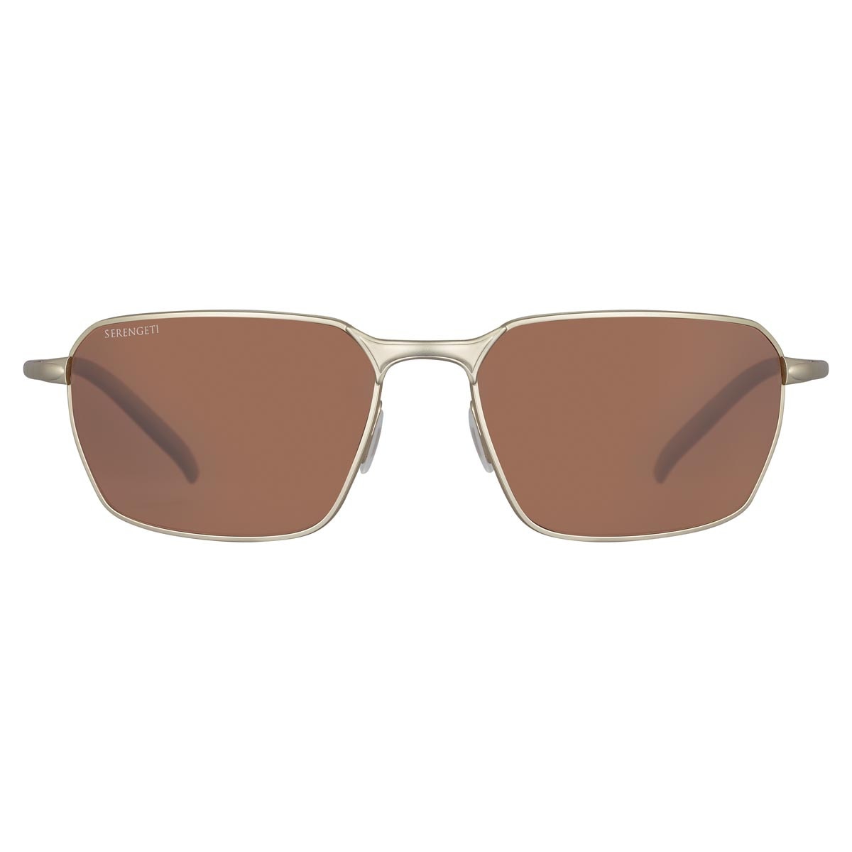 Serengeti Shelton Sunglasses  Matte Light Gold Medium, Large
