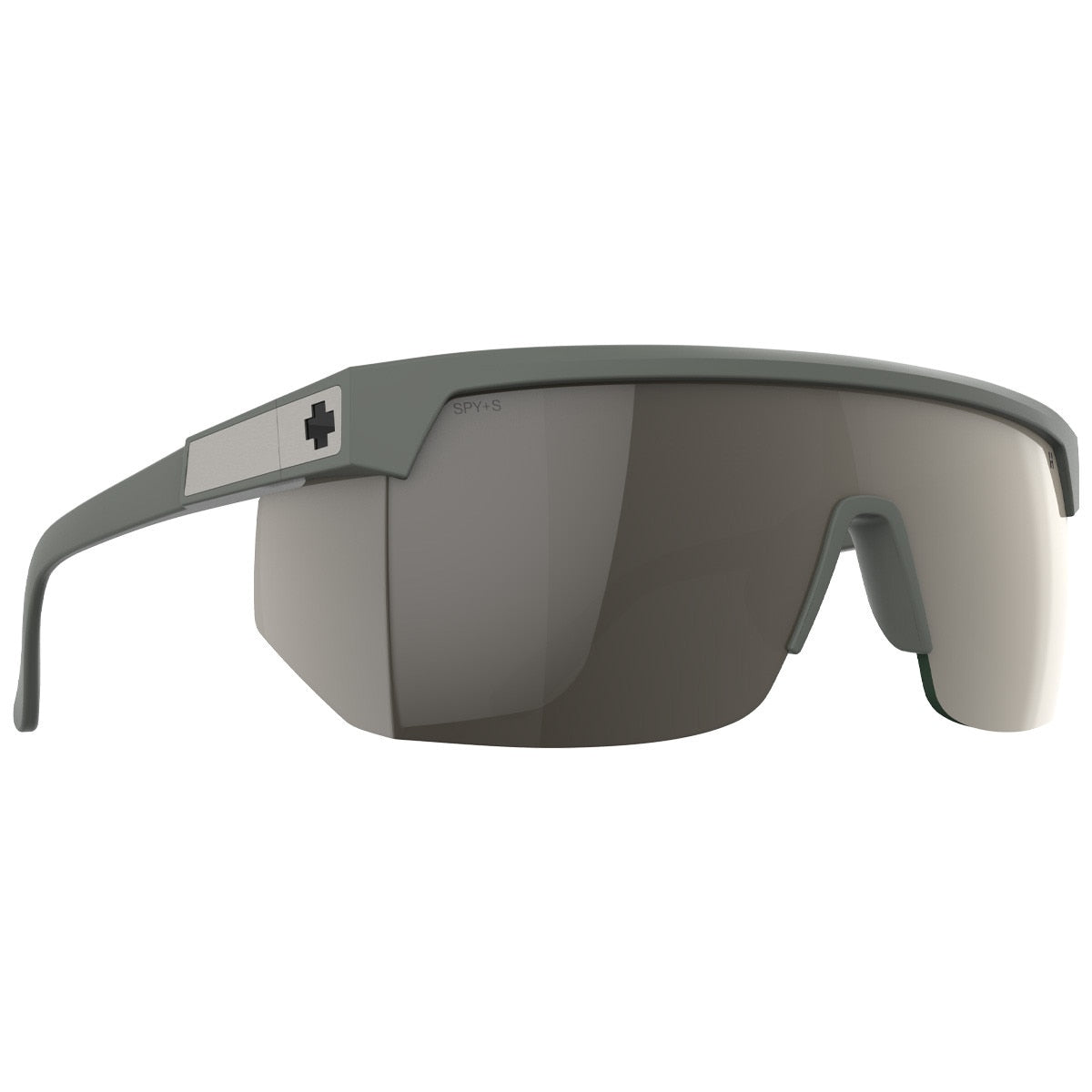 Spy Super Flynn Sunglasses  Ansi Matte Olive Green Medium-Large