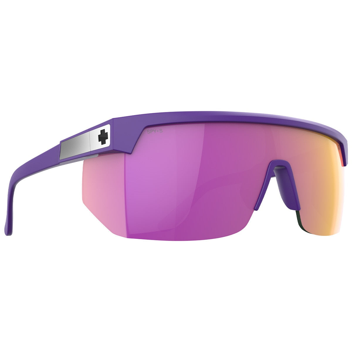 Spy Super Flynn Sunglasses  Ansi Matte Purple Medium-Large