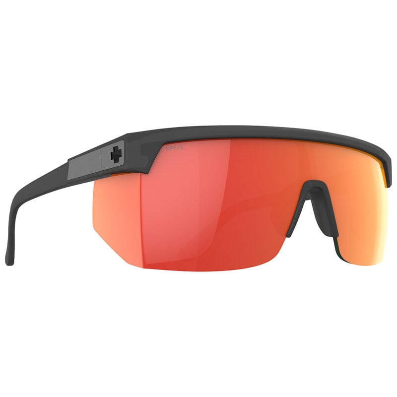 Spy Super Flynn Sunglasses  Ansi Translucent Matte Black Medium-Large