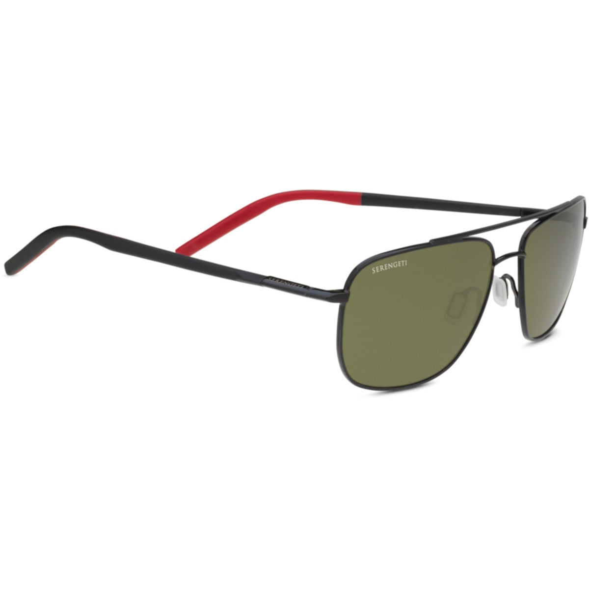 Serengeti Tellaro Sunglasses  Shiny Black Large