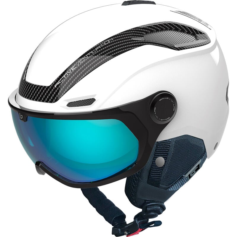 Bolle V-line Carbon Snow Helmet  White Matte m-55-59