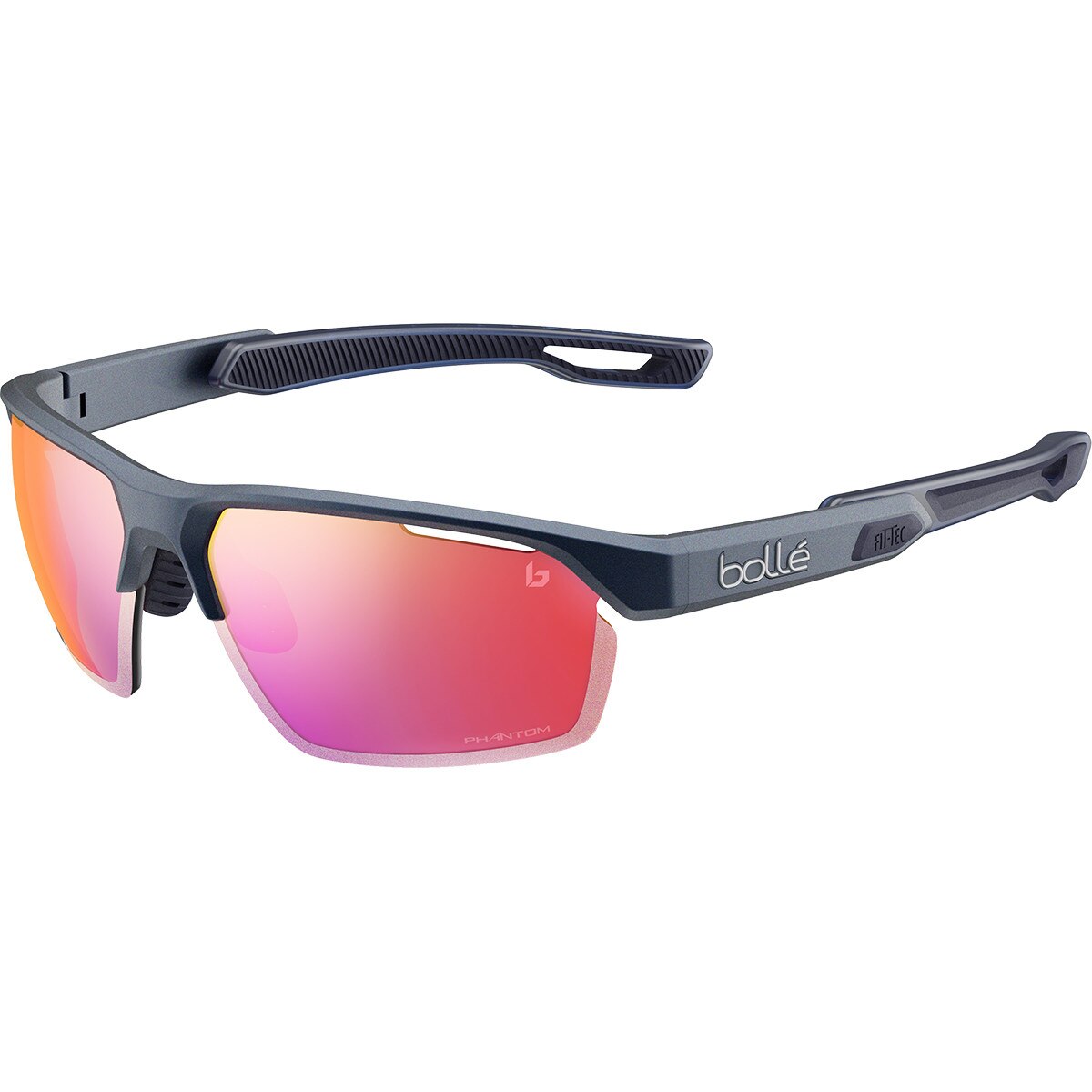 Bolle Victus Pro Sunglasses  Steel Blue Metallic Medium