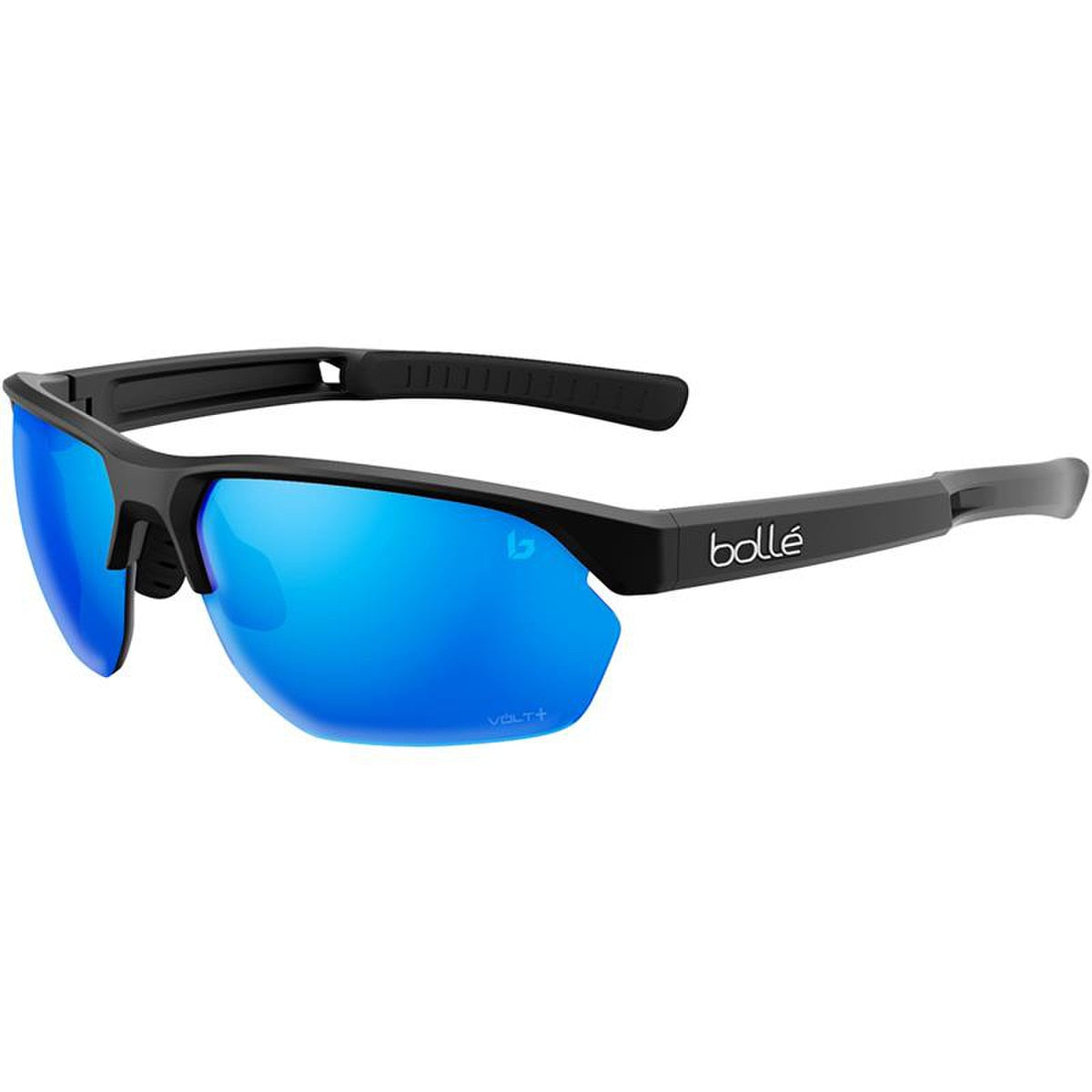 Bolle Victus Sunglasses  Black Matte Blue Medium